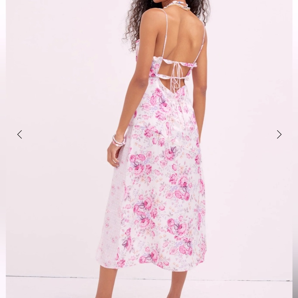 NWOT For love and Lemons Taylor Midi dress